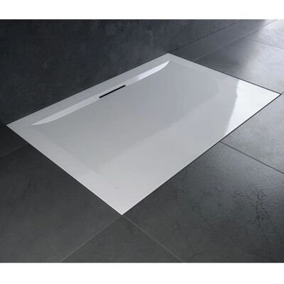 Jacob Delafon - Plato de ducha Flight Pure - Moderno, Extraplanar, Blanco Jacob Delafon - Plato de ducha Flight Pure - Moderno, Extraplanar, Blanco