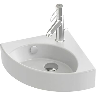 Jacob Delafon EGP112-00 Lavabo angolare - Risparmio di spazio, Facile da pulire Jacob Delafon EGP112-00 Lavabo angolare - Risparmio di spazio, Facile da pulire