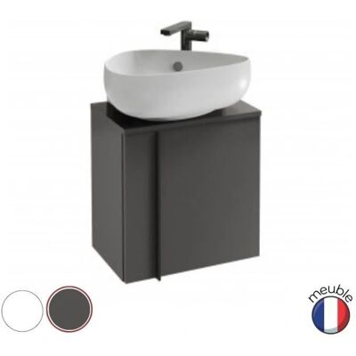 Gabinete de baño empotrado Jacob Delafon New Wave - Reversible Gris anthracite Gabinete de baño empotrado Jacob Delafon New Wave - Reversible Gris anthracite