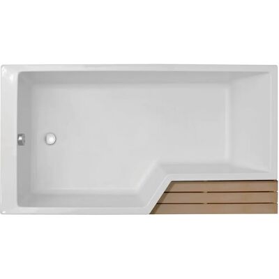 Jacob Delafon Baignoire avec Douche Neo - Combo Bain et Douche - Publicité Jacob Delafon Baignoire avec Douche Neo - Combo Bain et Douche - Publicité