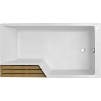 Jacob Delafon Neo compact baignoire avec douche - Droite - Publicité Jacob Delafon Neo compact baignoire avec douche - Droite - Publicité