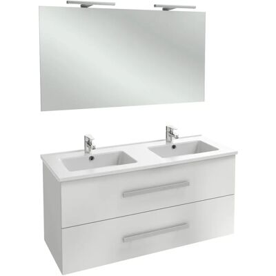 Mueble de Doble Lavabo Jacob Delafon - Iluminación LED - Diseño Moderno Mueble de Doble Lavabo Jacob Delafon - Iluminación LED - Diseño Moderno