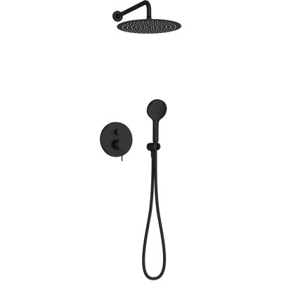 Jacob Delafon - Robinet de douche noir mat 30cm multifonction - Publicité Jacob Delafon - Robinet de douche noir mat 30cm multifonction - Publicité