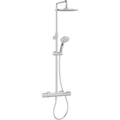 Jacob Delafon - Columna de ducha termostática Juliette cromada Jacob Delafon - Columna de ducha termostática Juliette cromada