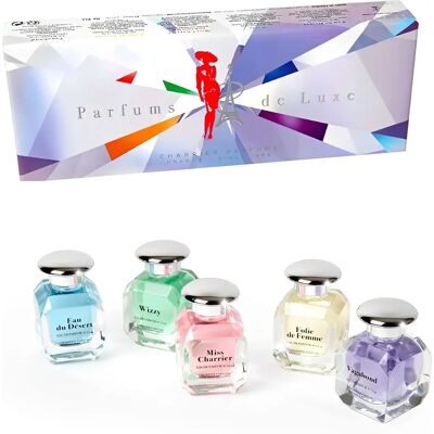 Charrier - Luxe Parfumenset - 5 Mini Eau de Parfums - 60ml Charrier - Luxe Parfumenset - 5 Mini Eau de Parfums - 60ml