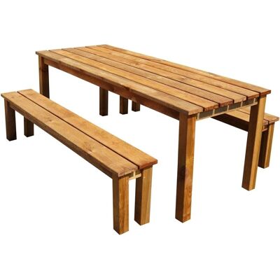 Ensemble de Mobilier de Jardin Jardipolys - Pour 6 Personnes - Design Contemporain - Publicité Ensemble de Mobilier de Jardin Jardipolys - Pour 6 Personnes - Design Contemporain - Publicité