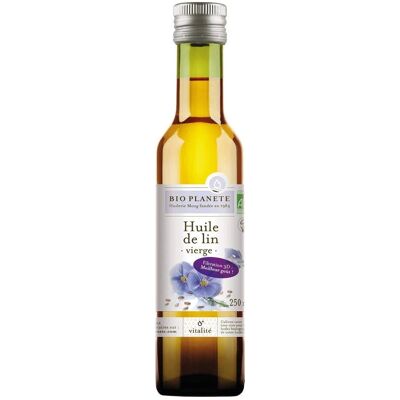 Huile de lin pressée à froid BIO 250 ml - Huile - Publicité Huile de lin pressée à froid BIO 250 ml - Huile - Publicité