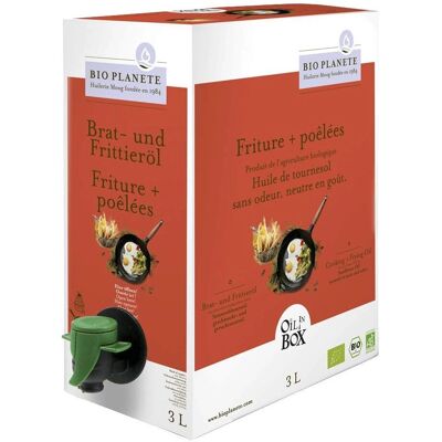 HORECA BIO PLANETE Organiczny olej słonecznikowy 3L - Gotowanie i Smażenie HORECA BIO PLANETE Organiczny olej słonecznikowy 3L - Gotowanie i Smażenie
