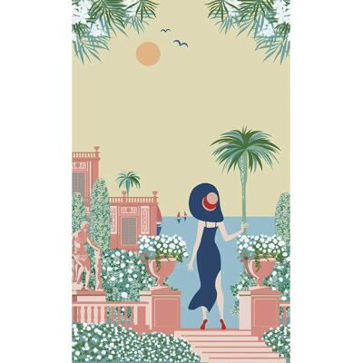 PLAGE Sea View Wall Mural - 250cm x 150cm - French Quality PLAGE Sea View Wall Mural - 250cm x 150cm - French Quality