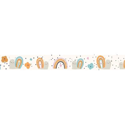 PLAGE Autocollant Murale - Décoration Animaux Multicolore - 15cm x 300cm - Publicité PLAGE Autocollant Murale - Décoration Animaux Multicolore - 15cm x 300cm - Publicité