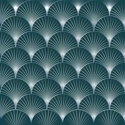 PLAGE Niebieska Geometryczna Naklejka na Ścianę PLAGE Niebieska Geometryczna Naklejka na Ścianę