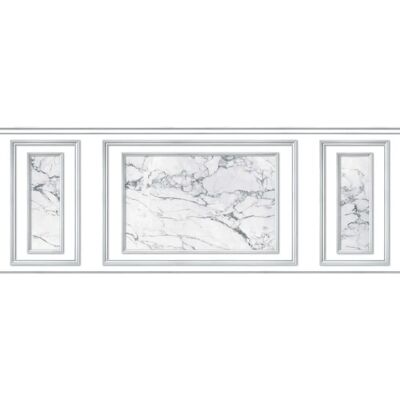 Francuski Mur w Marmurze - Współczesny Wzor Marmurowy - 75cm x 200cm Francuski Mur w Marmurze - Współczesny Wzor Marmurowy - 75cm x 200cm