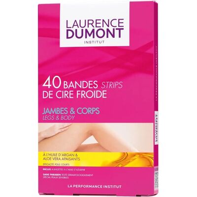 Bandes de Cire Froide Laurence Dumont Marron Acajou - Coloration et Épilation - Publicité Bandes de Cire Froide Laurence Dumont Marron Acajou - Coloration et Épilation - Publicité