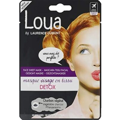 Loua Masque Visage Détox - 23ml - Masque Visage - Publicité Loua Masque Visage Détox - 23ml - Masque Visage - Publicité