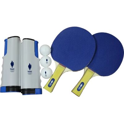 Nemo Easy Spin France JO 2024 - Set de tennis de table portable - Bleu - Publicité Nemo Easy Spin France JO 2024 - Set de tennis de table portable - Bleu - Publicité
