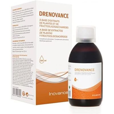 Inovance Drenovance 300ml - Complément alimentaire pour élimination de fluides - Publicité Inovance Drenovance 300ml - Complément alimentaire pour élimination de fluides - Publicité