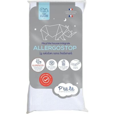 Protège Matelas Bébé Allergostop P'tit Lit - Blanc Protège Matelas Bébé Allergostop P'tit Lit - Blanc