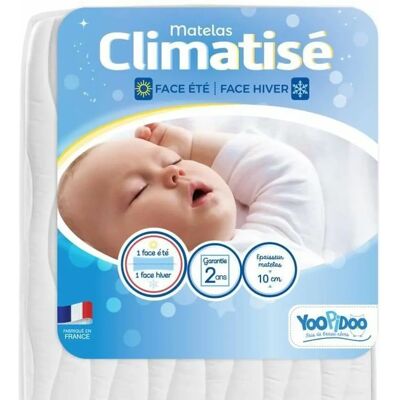 Matelas bébé climatisé YOOPIDOO - 60x120 cm - Publicité Matelas bébé climatisé YOOPIDOO - 60x120 cm - Publicité