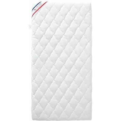 Matelas Bébé Climatisé - 70x140x10 cm - Reversible - Déhoussable - Anti Acarien - Fabrication Française - Publicité Matelas Bébé Climatisé - 70x140x10 cm - Reversible - Déhoussable - Anti Acarien - Fabrication Française - Publicité