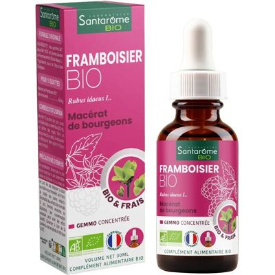 Santarome Bio Himbeerknospen-Extrakt - 30ml Bio Nahrungsergänzungsmittel Santarome Bio Himbeerknospen-Extrakt - 30ml Bio Nahrungsergänzungsmittel