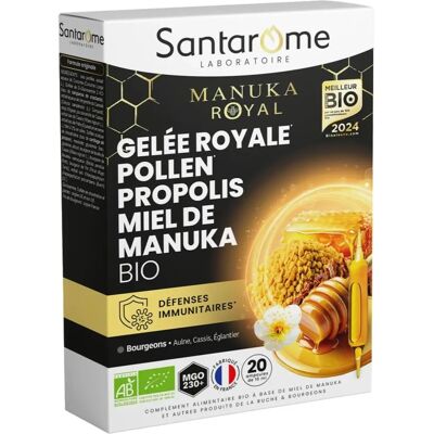 Santarome Bio Gelee Royale Pollen Propolis Manuka Honig 20 Ampullen Santarome Bio Gelee Royale Pollen Propolis Manuka Honig 20 Ampullen