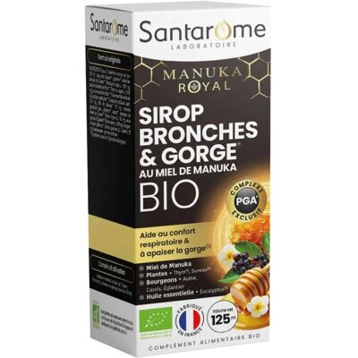 Santarome Bio Manuka Honig Husten- und Bronchialsirup - 125ml Santarome Bio Manuka Honig Husten- und Bronchialsirup - 125ml