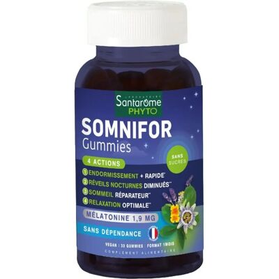 Santarome Bio Somnifor Gomme Vegane - Soutien au Sommeil - Publicité Santarome Bio Somnifor Gomme Vegane - Soutien au Sommeil - Publicité