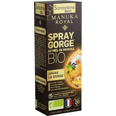Santarome Manuka Spray - Bio-Manuka-Honig - Halsschmerzen - 20 ml Santarome Manuka Spray - Bio-Manuka-Honig - Halsschmerzen - 20 ml
