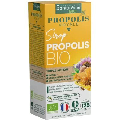 Santarome Bio Propolis Sirup - Dreifach Wirkung - 125 ml Santarome Bio Propolis Sirup - Dreifach Wirkung - 125 ml