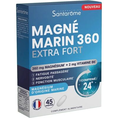 Santarome Magnesium Marine 360 Extra Stark - 45 Tabletten - Unterstützt die Muskelfunktion Santarome Magnesium Marine 360 Extra Stark - 45 Tabletten - Unterstützt die Muskelfunktion