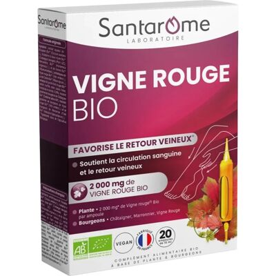 Santarome Bio Vigne Rouge Unterstützung für Durchblutung Santarome Bio Vigne Rouge Unterstützung für Durchblutung