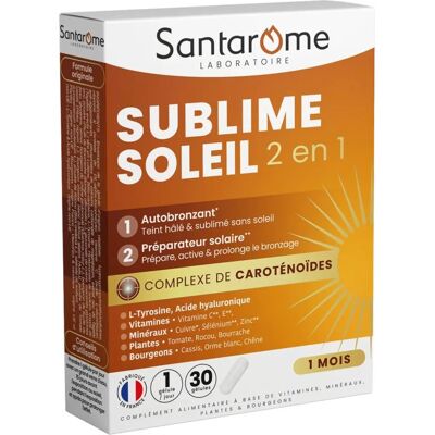 Santarome Sublime Soleil Capsules Autobronzantes et Préparatrices Solaires 2 en 1 - Soin Personnel - Publicité Santarome Sublime Soleil Capsules Autobronzantes et Préparatrices Solaires 2 en 1 - Soin Personnel - Publicité