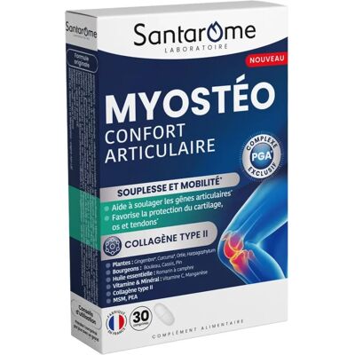 Santarome - Myostéo Confort Articulaire - Curcuma - Collagène - Supplément - Publicité Santarome - Myostéo Confort Articulaire - Curcuma - Collagène - Supplément - Publicité