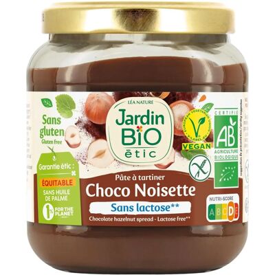 Crema de chocolate con avellanas Jardin Bio - Sin gluten, 350g Crema de chocolate con avellanas Jardin Bio - Sin gluten, 350g