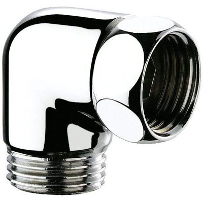 Conector en esquina cromado Delabie 15x21mm - Accesorio de tubería Conector en esquina cromado Delabie 15x21mm - Accesorio de tubería