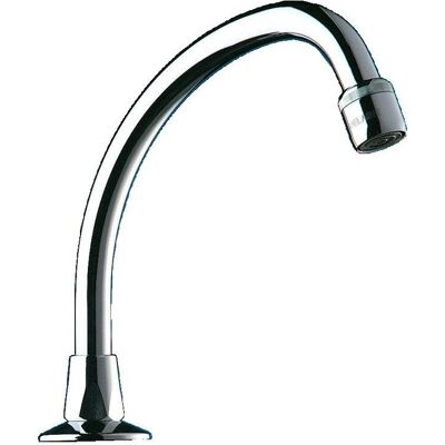 Rubinetto lavabo Delabie - Collo d'oca di 150mm con jet di brezza Rubinetto lavabo Delabie - Collo d'oca di 150mm con jet di brezza