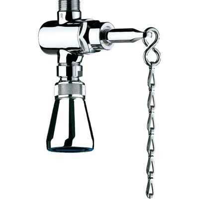 Conjunto de ducha con cadena Delabie TEMPOSTOP - Empotrado en techo, Grifo temporizado Conjunto de ducha con cadena Delabie TEMPOSTOP - Empotrado en techo, Grifo temporizado