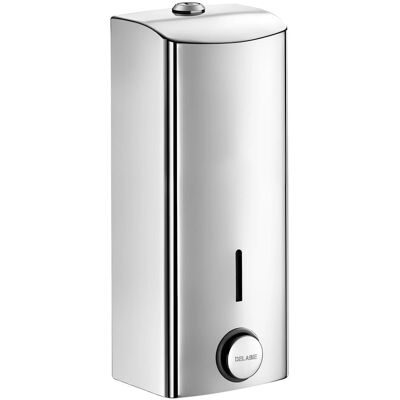Distributore di sapone in acciaio inox 1L - Montaggio a parete, Coperchio igienico, Pompa anti-gocciolamento Distributore di sapone in acciaio inox 1L - Montaggio a parete, Coperchio igienico, Pompa anti-gocciolamento