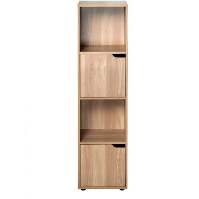 CASAME Modu Étagère en bois 4 compartiments - Marron - Publicité CASAME Modu Étagère en bois 4 compartiments - Marron - Publicité
