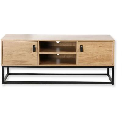 CASAME Meuble TV - Style Industriel - 120cm - Publicité CASAME Meuble TV - Style Industriel - 120cm - Publicité