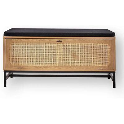 CASAME Banc en Bois Clair - Design Moderne - Publicité CASAME Banc en Bois Clair - Design Moderne - Publicité