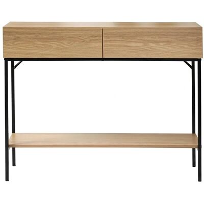 Calicosy Console with 2 Drawers and 1 Shelf - Industrial Style Calicosy Console with 2 Drawers and 1 Shelf - Industrial Style
