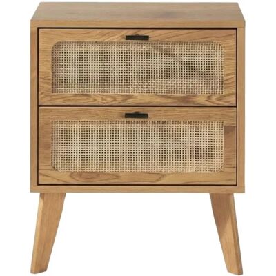 Calicosy - Nightstand L45 - 2-drawer - oak finish Calicosy - Nightstand L45 - 2-drawer - oak finish