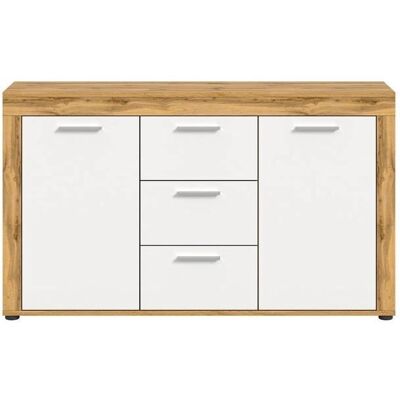 Calicosy - Aparador 2 puertas - blanco - L125 cm - dresser Calicosy - Aparador 2 puertas - blanco - L125 cm - dresser