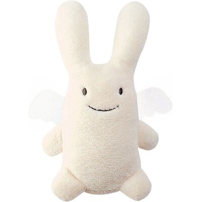 Trousselier Lapin Ange Musical Ivoire 24cm avec Pochette de Rangement - Publicité Trousselier Lapin Ange Musical Ivoire 24cm avec Pochette de Rangement - Publicité
