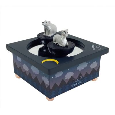 Trousselier Trämusikbox Hjort och Björn - För barn 1-4 år Trousselier Trämusikbox Hjort och Björn - För barn 1-4 år