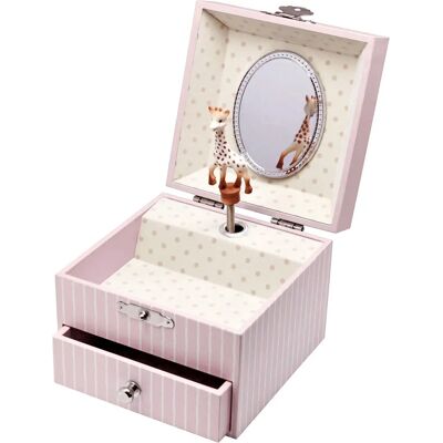 Scatola musicale rosa Sophie la Girafe - Trousselier - Regalo per neonato Scatola musicale rosa Sophie la Girafe - Trousselier - Regalo per neonato