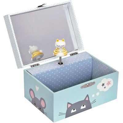 Scatola Musicale con Gatto Che Balla - Decorazione Cameretta Scatola Musicale con Gatto Che Balla - Decorazione Cameretta