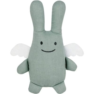 Trousselier Lapin Ange en Coton Bio - Doudou 20cm - Publicité Trousselier Lapin Ange en Coton Bio - Doudou 20cm - Publicité