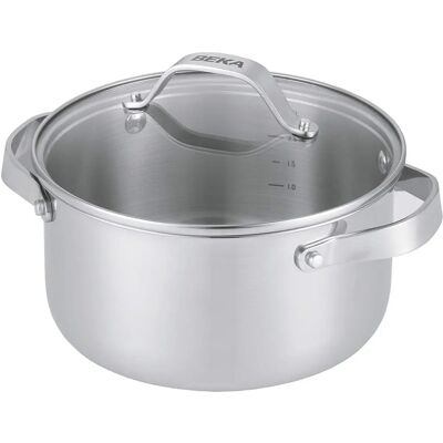 Beka Modell 101032 Recycelter Edelstahl Kochtopf - 20cm, 2,8L Beka Modell 101032 Recycelter Edelstahl Kochtopf - 20cm, 2,8L